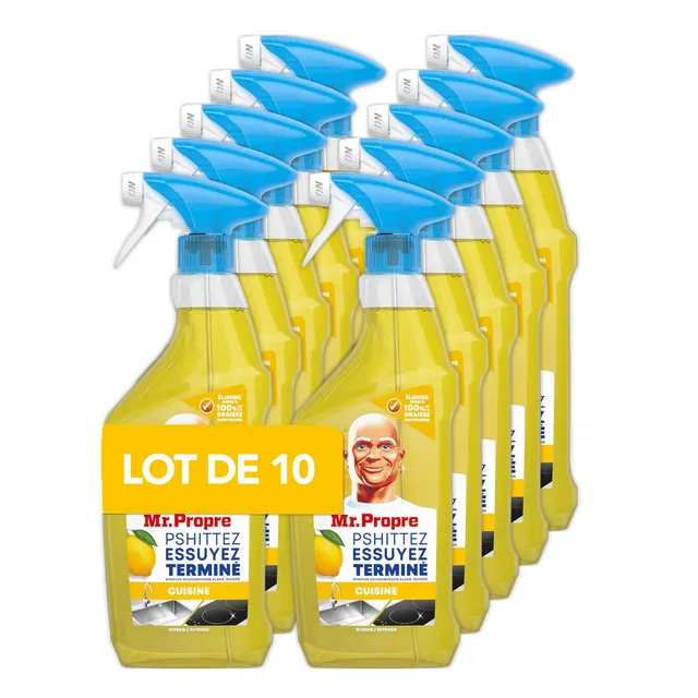 mr-propre-spray-d-graissant-cuisine-multi-usages-citron-500ml-lot-de-10-limine-l image 1