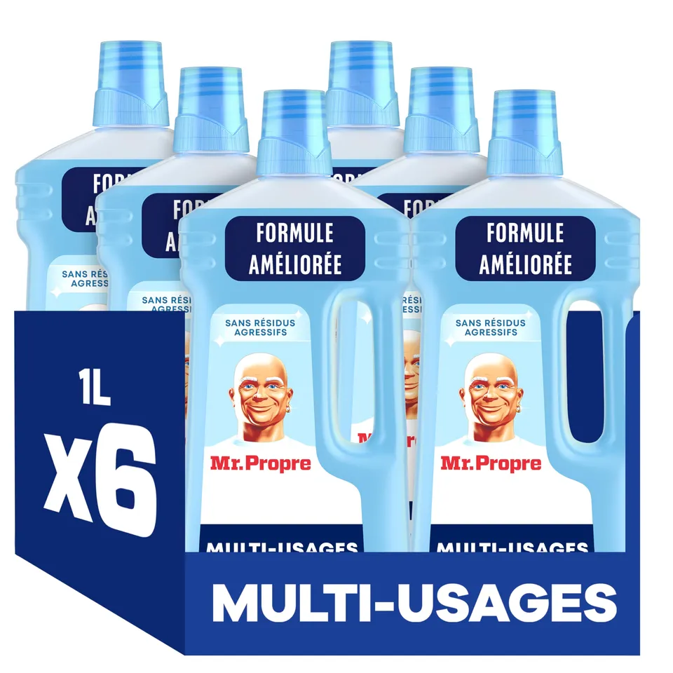 mr-propre-nettoyant-liquide-sol-multi-usages-eucalyptus-bicarbonate-1l-x6-collec image 1