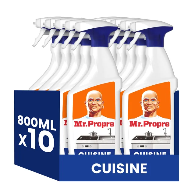 mr-propre-spray-d-graissant-cuisine-mandarine-800-ml-lot-de-10-limine-jusqu-99-9 image 1
