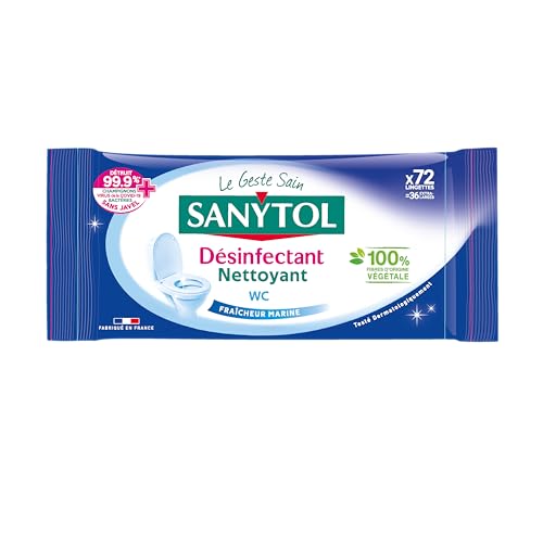 sanytol-lingettes-d-sinfectantes-wc-fra-cheur-marine-lot-de-3-x-72-bact-ricide-v image 7