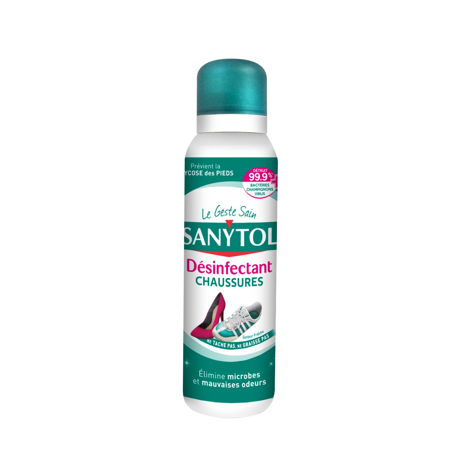 sanytol-d-sinfectant-d-sodorisant-chaussures-senteur-fra-che-150-ml-a-rosol-bact image 2