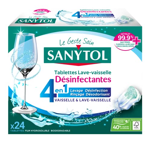 sanytol-tablettes-lave-vaisselle-4-en-1-d-sinfectantes-24-tablettes-lavage-d-sin image 8