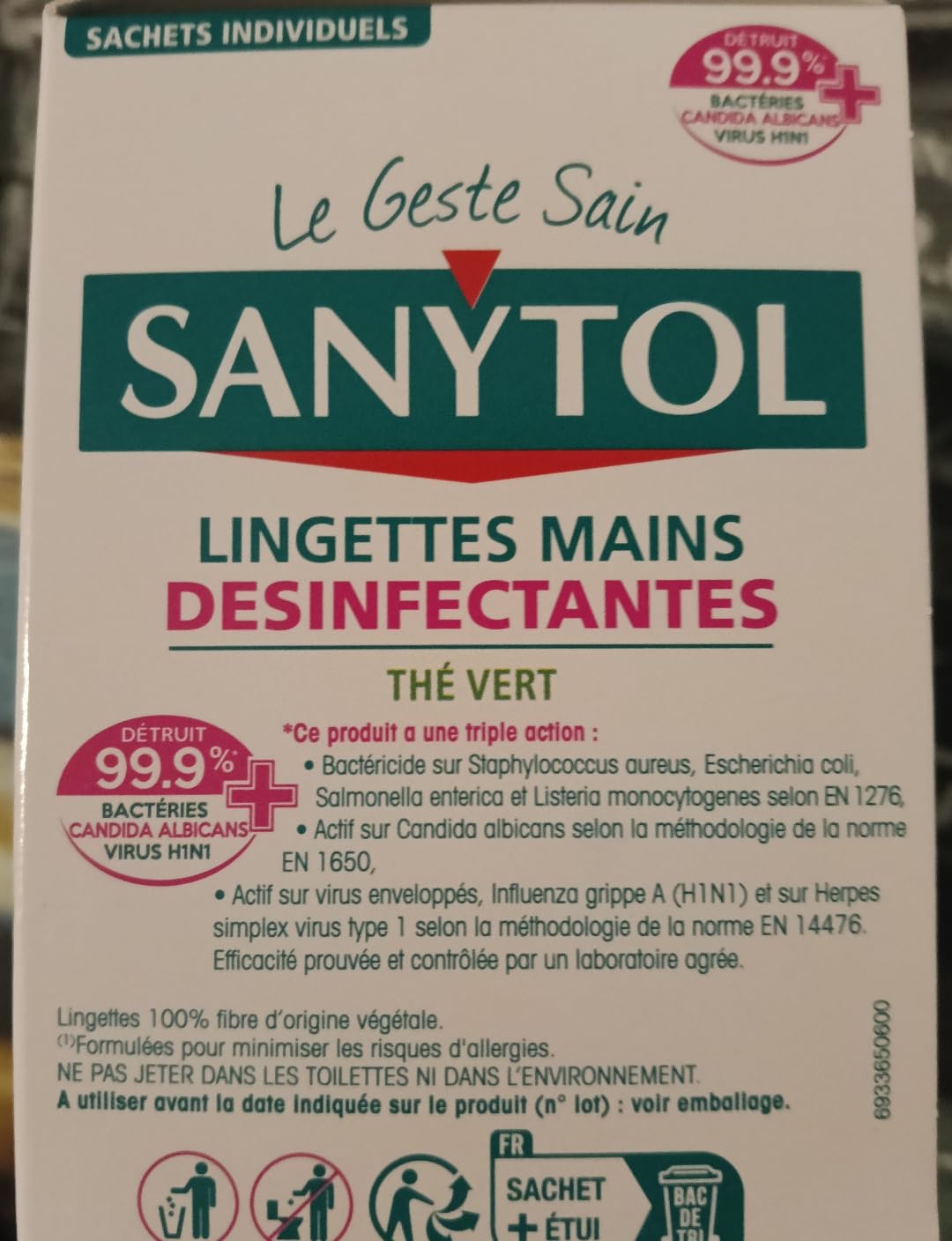 Lingettes un peu sèches
