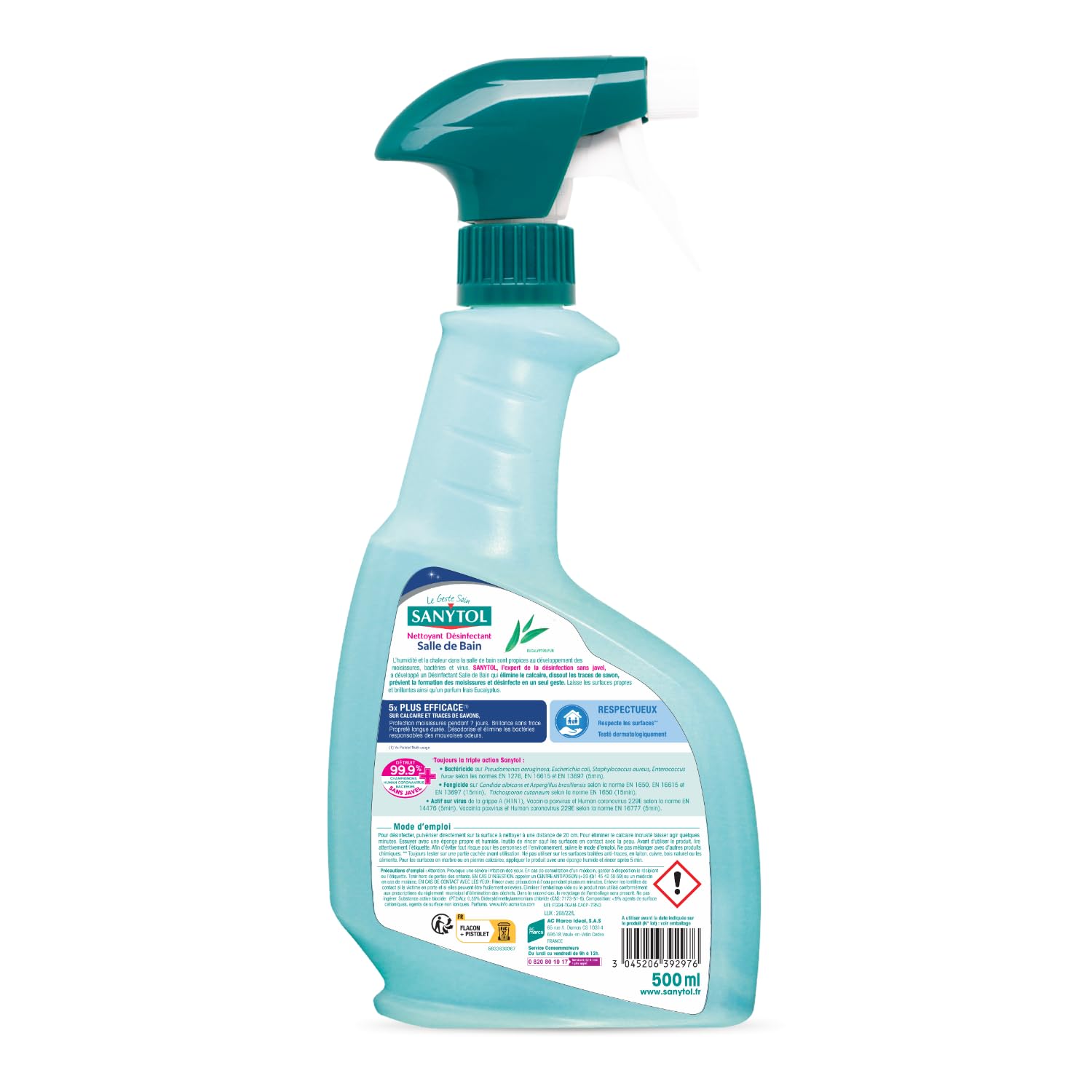 sanytol-d-sinfectant-ultra-d-tartrant-salle-de-bain-500ml-lot-de-4-bact-ricide-v image 3