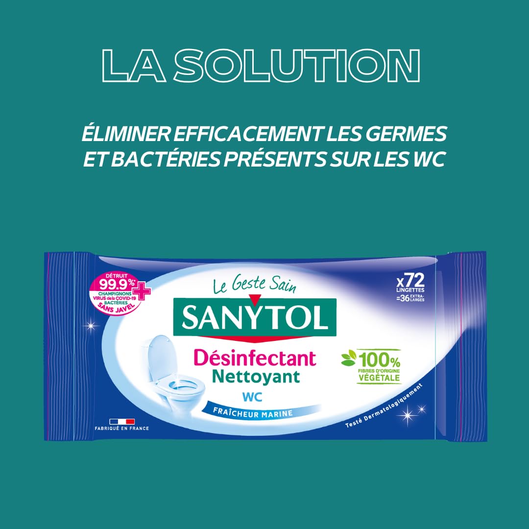 sanytol-lingettes-d-sinfectantes-wc-fra-cheur-marine-lot-de-3-x-72-bact-ricide-v image 5