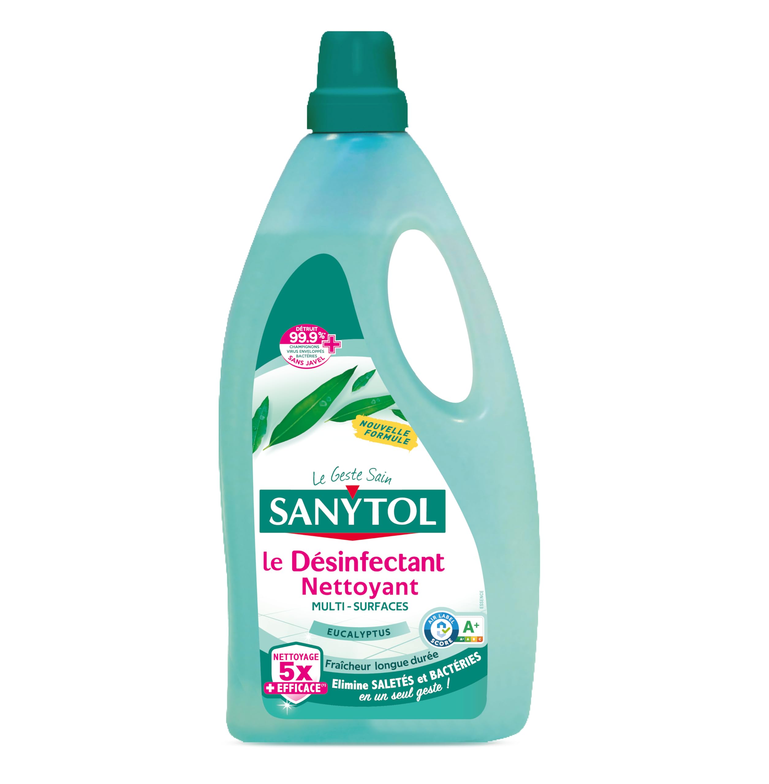 sanytol-d-sinfectant-nettoyant-multi-surfaces-eucalyptus-1l-lot-de-4-sans-javel- image 2