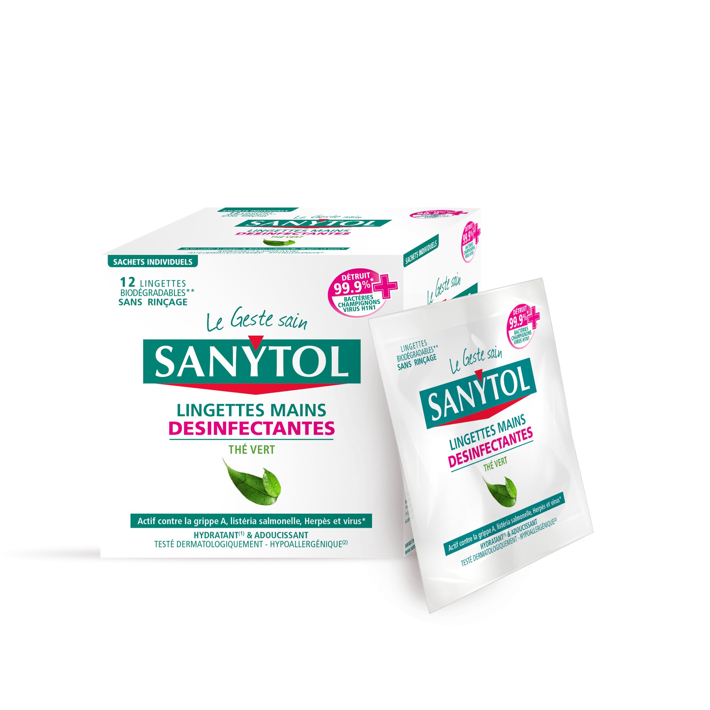 sanytol-lingettes-d-sinfectantes-individuelles-mains-th-vert-x-12-bact-ricide-vi image 2
