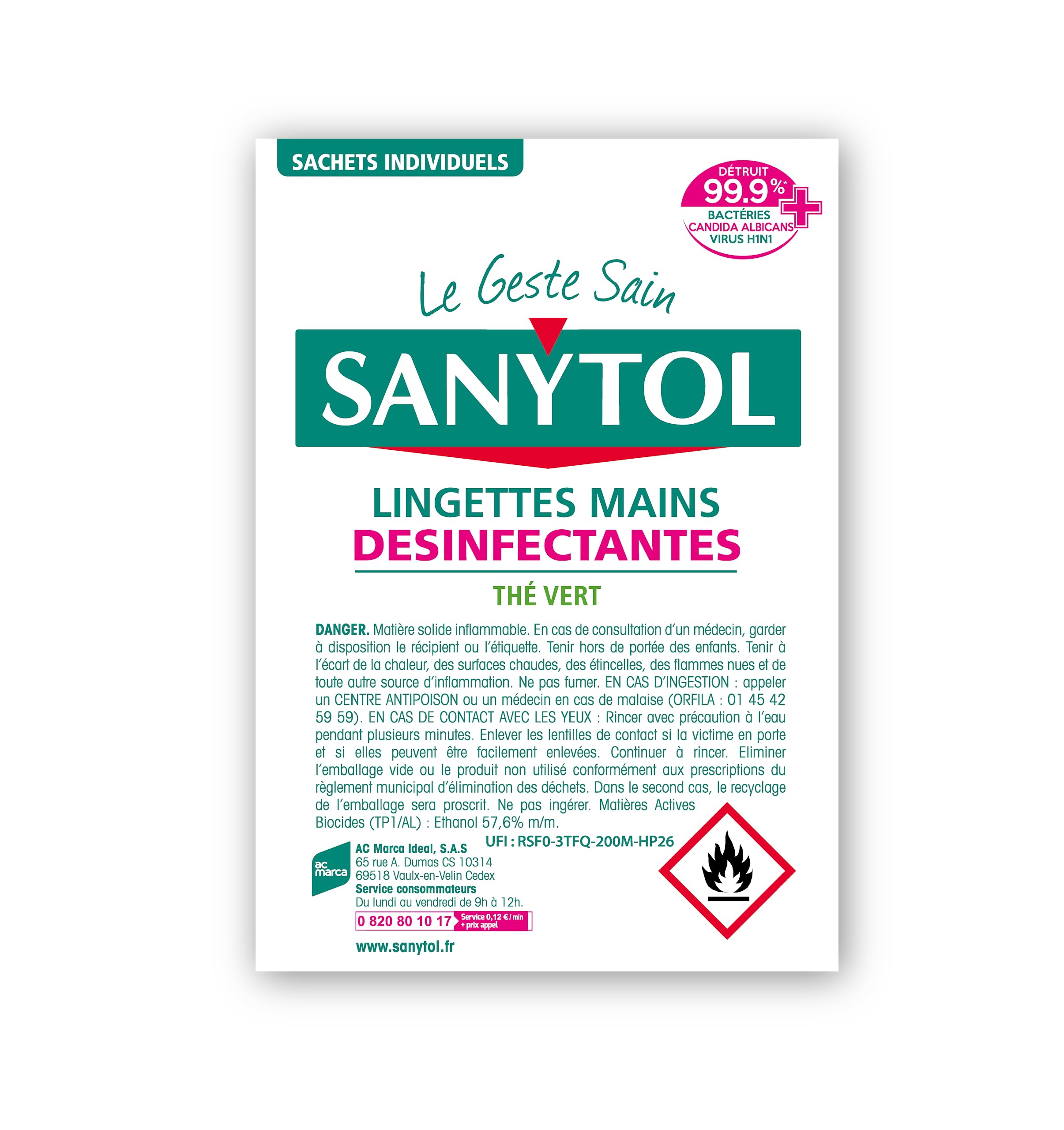 sanytol-lingettes-d-sinfectantes-individuelles-mains-th-vert-x-12-bact-ricide-vi image 3