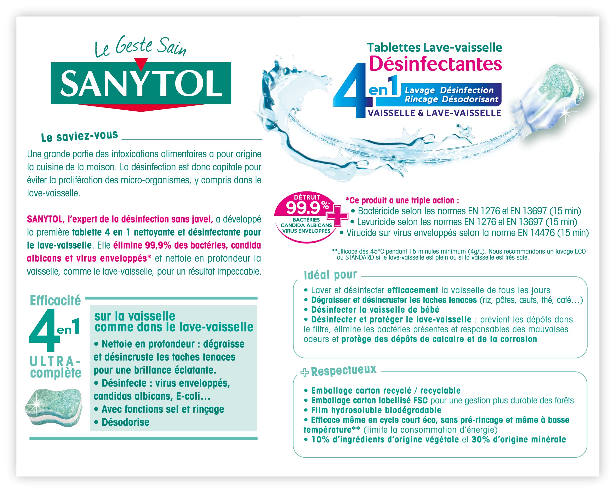 sanytol-tablettes-lave-vaisselle-4-en-1-d-sinfectantes-24-tablettes-lavage-d-sin image 3